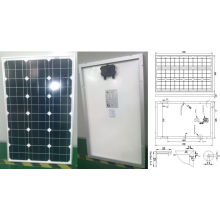 Módulo fotovoltaico monocristalino del panel solar de 18V 60W con Ce aprobado
